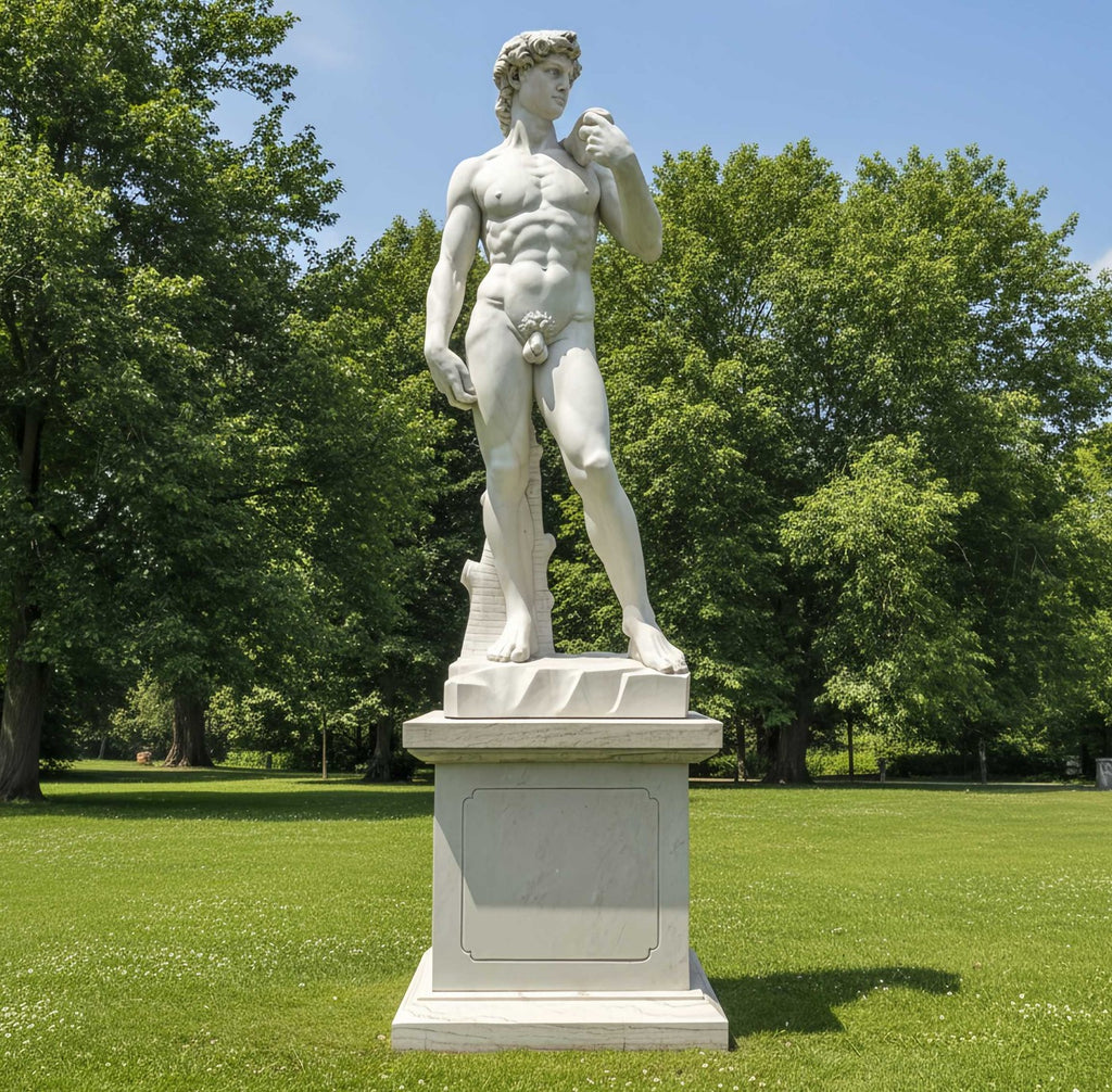 David Marble Statue