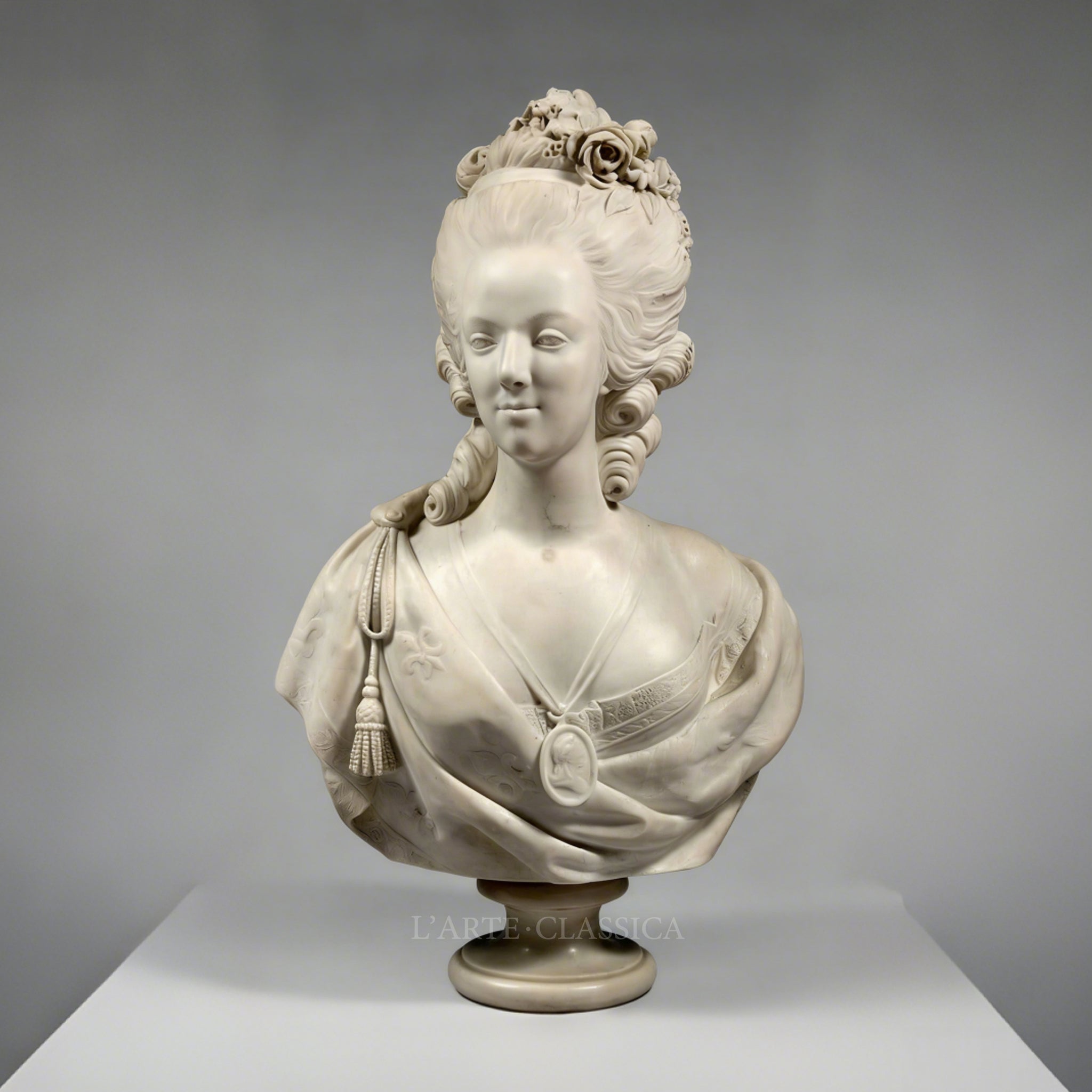 Marie Antoinette Marble Bust