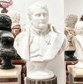 Napoleon Bonaparte white Carrara marble bust