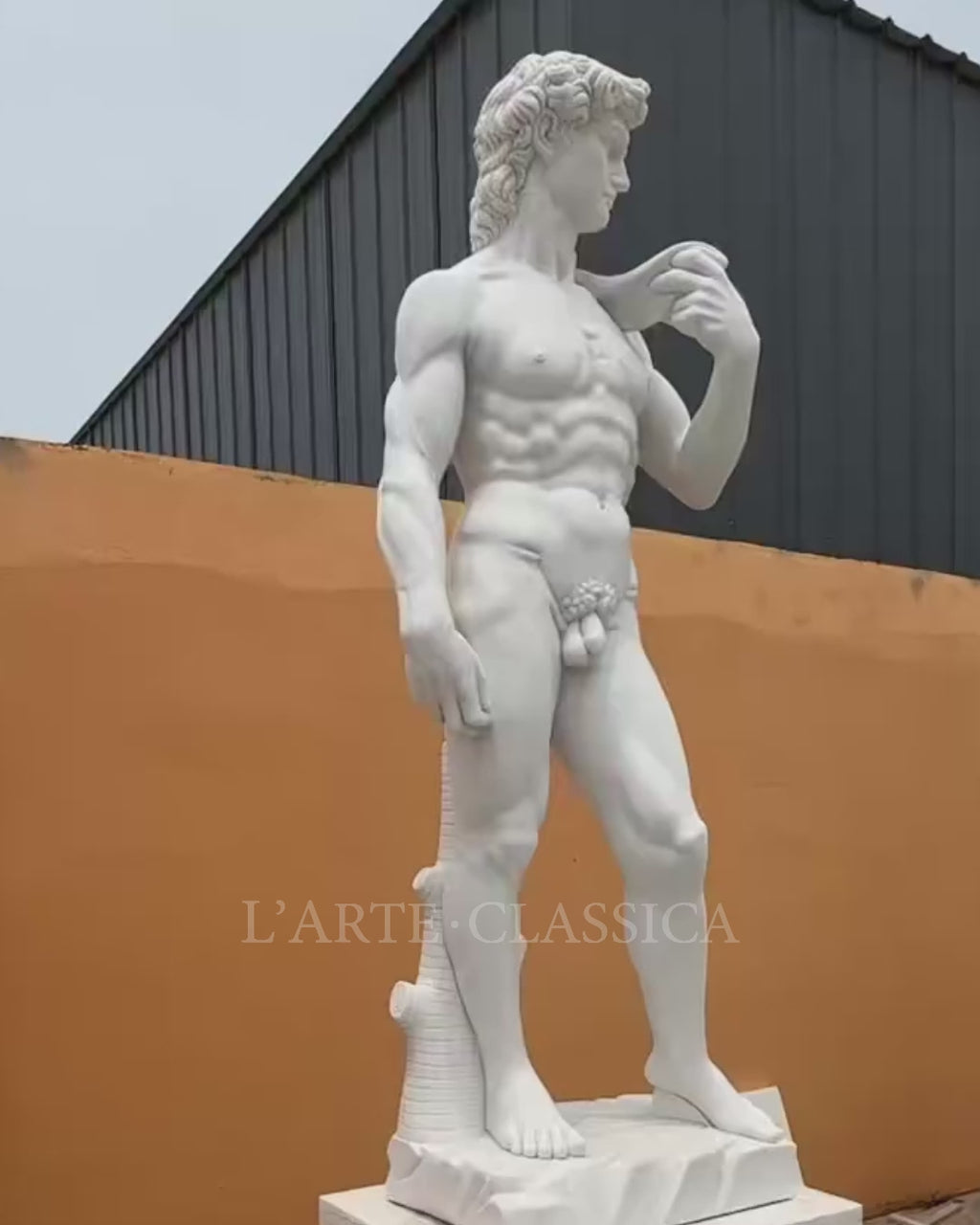 David Marble Statue